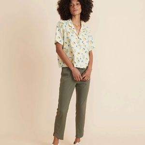 Marine Layer Allison pants, dusty olive M